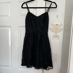 50s Vintage Lace Dress XS
